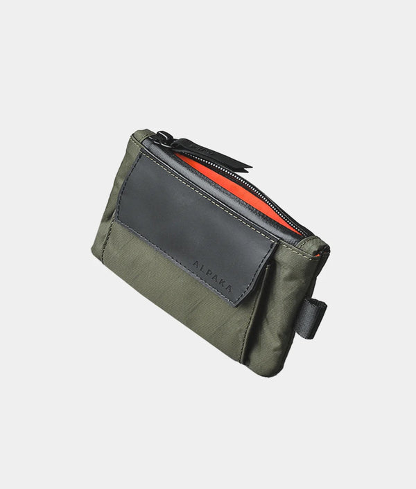 Alpaka Pouch Dark Green  X-Pac VX21 Alpaka Zip Pouch Coin