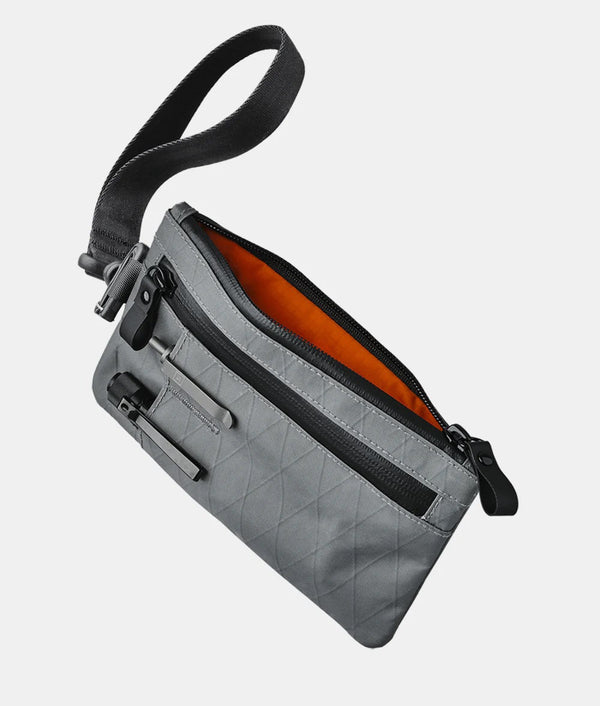 Alpaka Zip Clutch Slate Grey  Xpac-VX21 Alpaka Zip Clutch