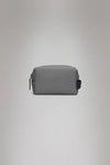 Rains Toiletry Bag 13 Grey Rains Wash Bag Small - W3