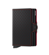 Secrid Wallets Black Red Secrid Twinwallet Perforated
