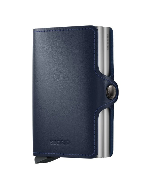 Secrid Wallets Navy Secrid Twinwallet Original Leather