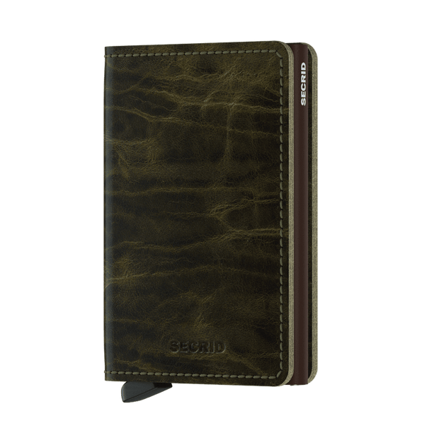 Secrid Wallets Olive Secrid Slimwallet Dutch Martin Exclusive Leather