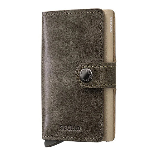 Secrid Wallets Traceable Clay Secrid Miniwallet Vintage Leather