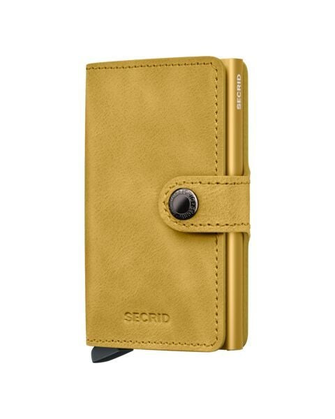 Secrid Wallets Yellow Secrid Miniwallet Vintage Leather